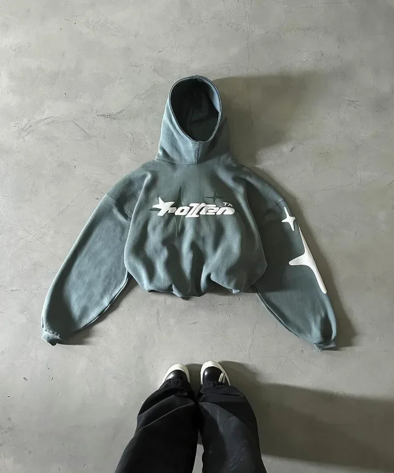 'Rotten' Loose Hooded Sweater